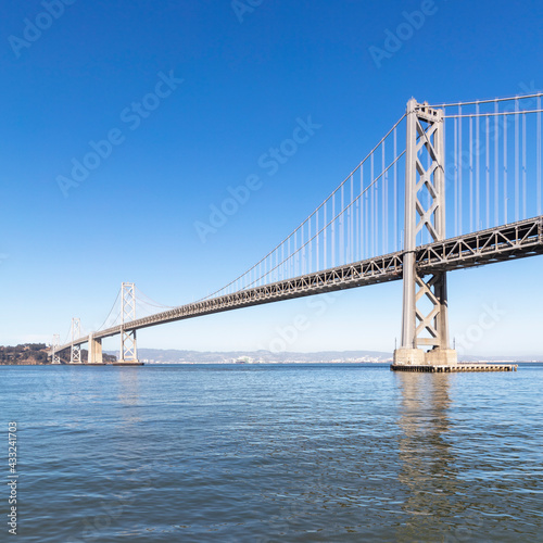 San Francisco – Oakland Bay Bridge in the day, San Francisco, California, USA #433241703