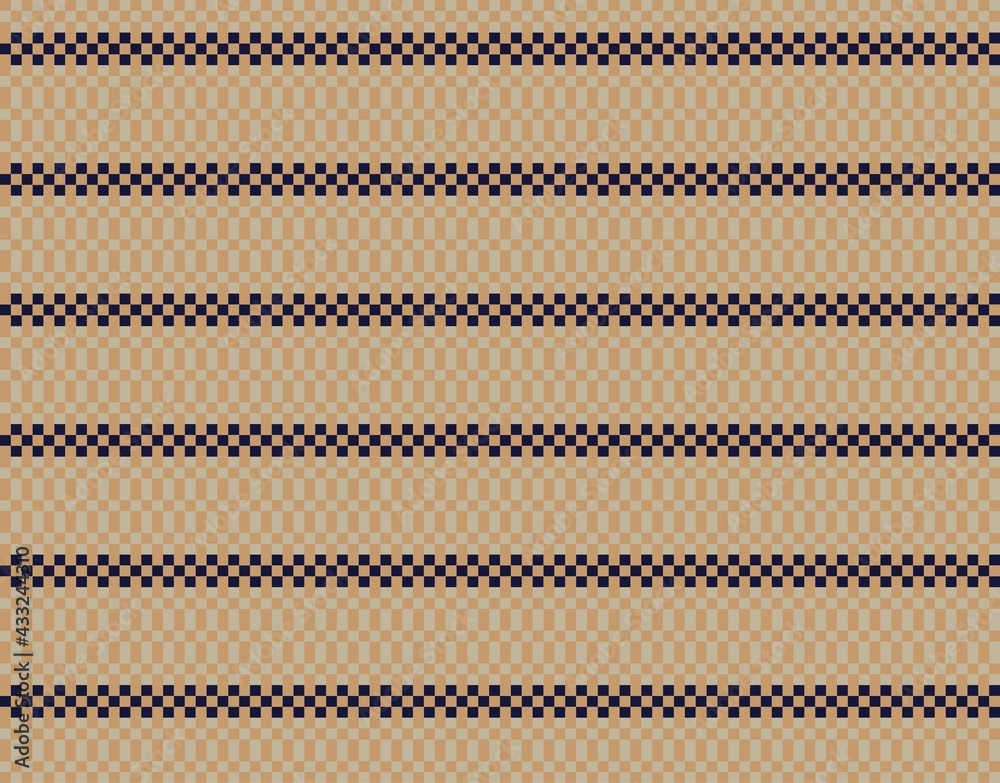 Brown Christmas Fair Isle Seamless Pattern Background Brown Christmas Fair Isle Seamless Pattern Background