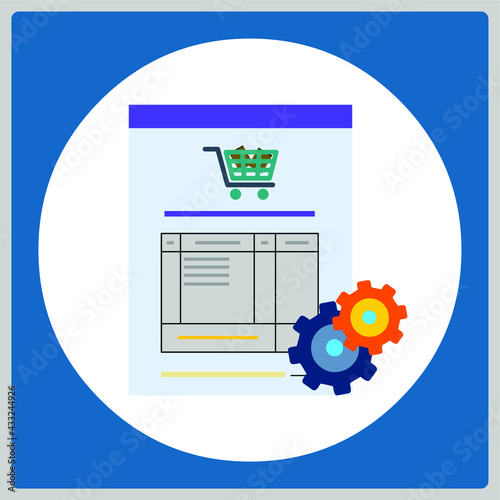 Vector illustration for Purchase Order EPS10