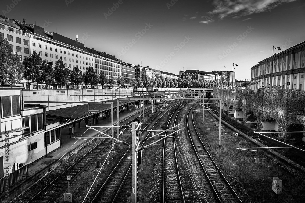 Copenhagen train tracks