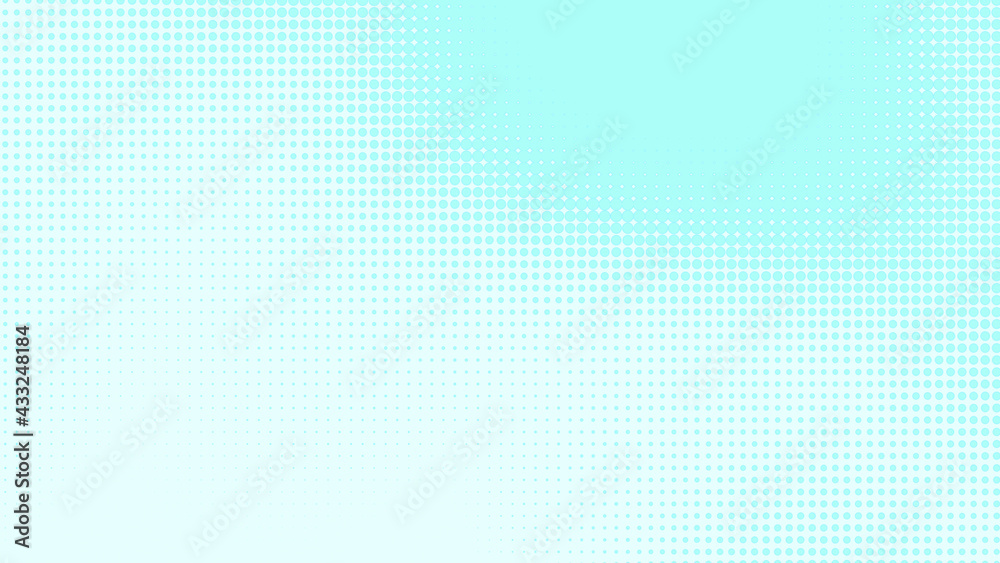 Dots halftone white blue and green color pattern gradient texture with technology digital background. Medicine healthcare with science concept. Dots halftone white blue and green color pattern gradient texture with technology digital background. Medicine healthcare with science concept.