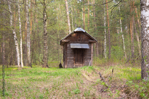A lonely wooden hut in the forest © Olga Bugro