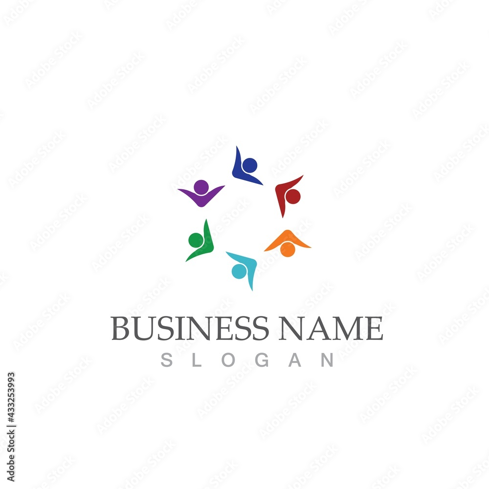 Community, network and social icon Community, network and social icon