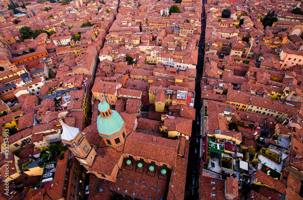 detail of the town, Bologna