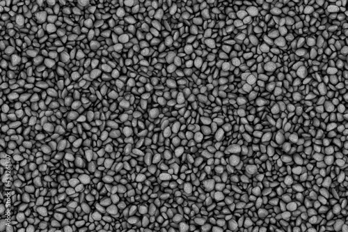 black gravel stone backdrop texture pattern