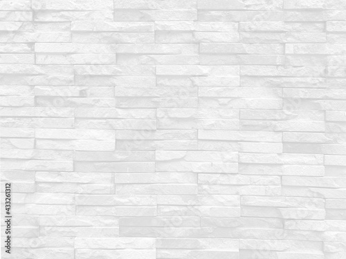 Brick white stone texture They're neatly arranged, great for use as a background or as a design fort, have space for text. 
