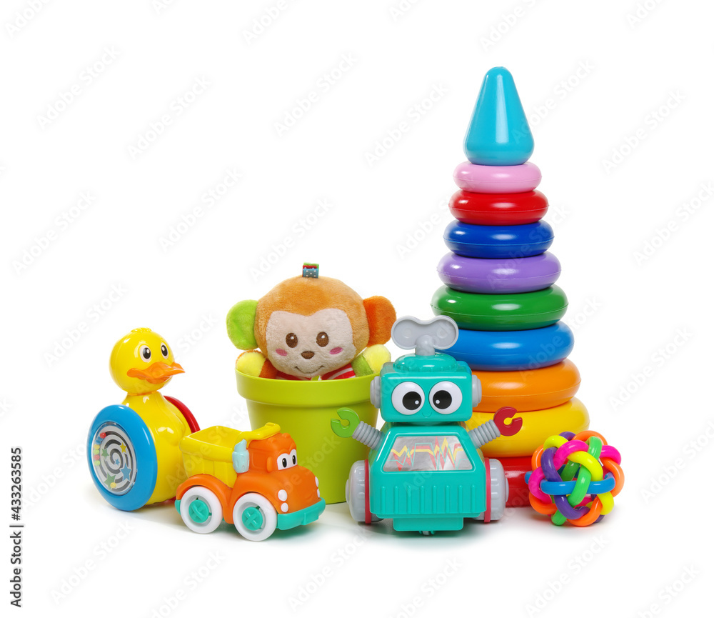 Toys isolated on white Toys isolated on white