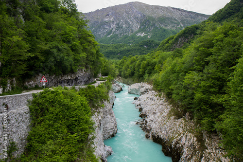 River in the mountains of Slovenia