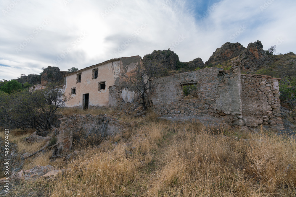 ruined farmhouse in southern Spain