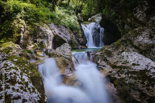 Sunik water grove in Lepena valley photo