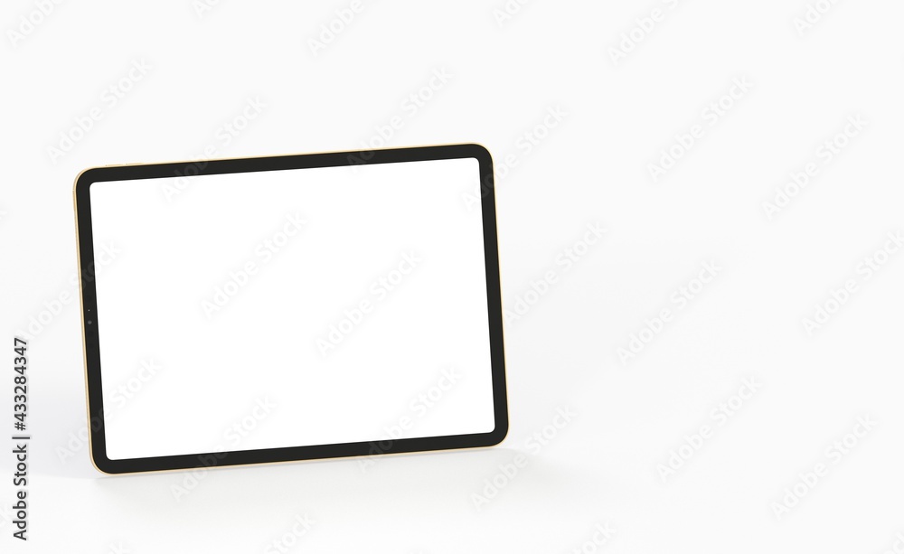 Tablet pc computer with blank screen 3d Tablet pc computer with blank screen 3d