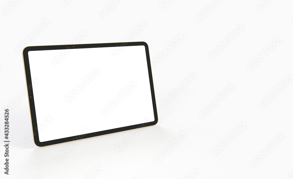 Tablet pc computer with blank screen 3d Tablet pc computer with blank screen 3d