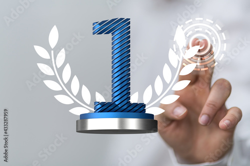 winner first place award in...