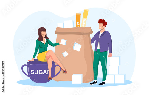 Sugar addiction treatment with therapist.