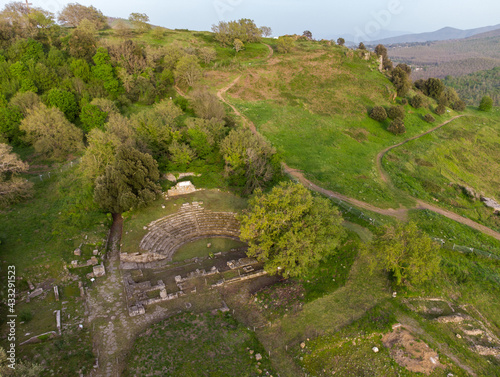 Resti dell'antica città di Tusculum, che sorgeva sull'omonimi Monte, a pochi chilometri da Roma photo