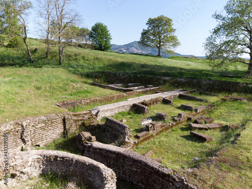 Resti dell'antica città di Tusculum, che sorgeva sull'omonimi Monte, a pochi chilometri da Roma photo