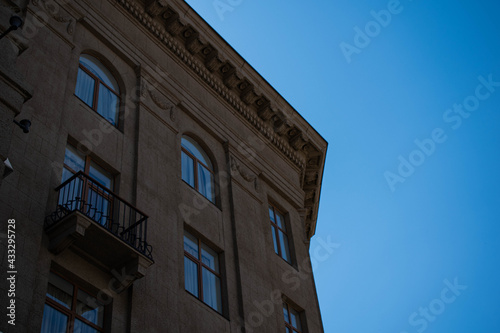 Bottom view. We very rarely lift our heads up. But sometimes it needs to be done. This photo will be the perfect background for your desktop. It can also be used in articles about buildings and cities