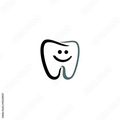Happy Tooth logo or icon design