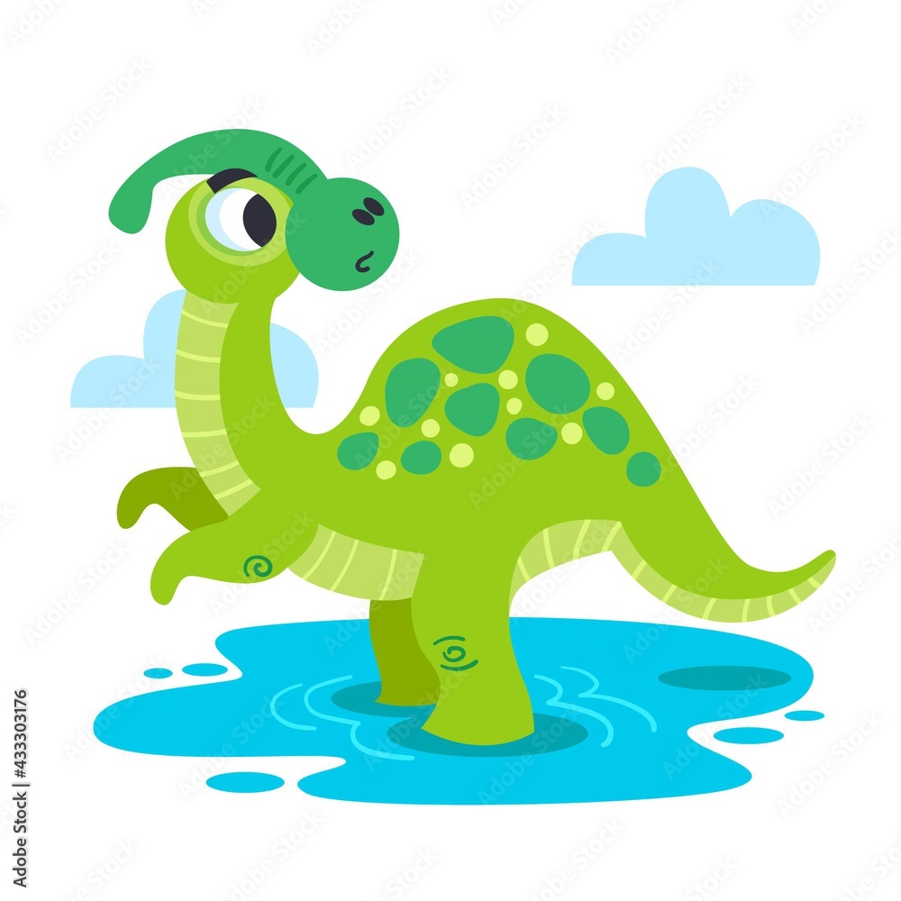 Cartoon Baby Dinosaur Illustrated_5