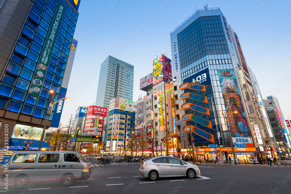 TOKYO JAPAN  NOVEMBER 13 2014 Akihabara game district in Tokyo The  district is a major shopping area for electronic computer anime games  and otaku goods Stock Photo  Adobe Stock