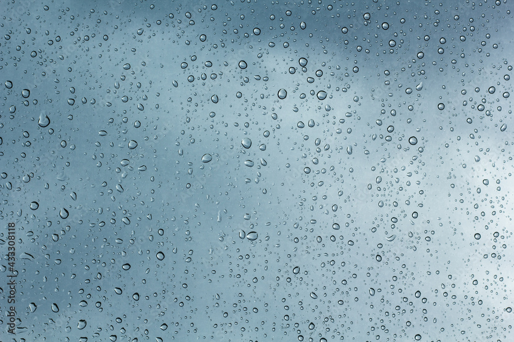 water drops on glass water drops on glass