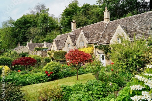 Stone houses in the Cotswolds, England