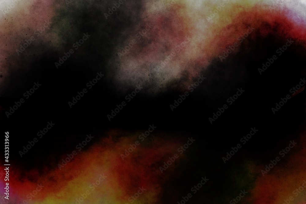 Digital painted abstract coloured background