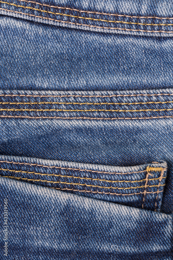 Denim fabric texture with stitches, background Denim fabric texture with stitches, background