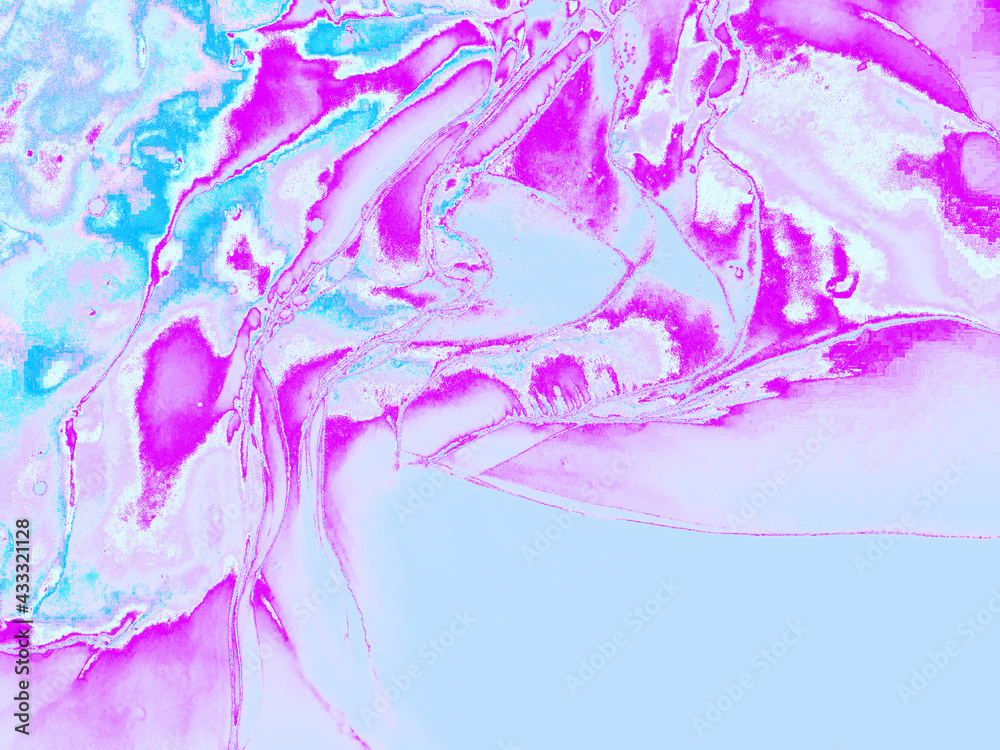 Fototapeta premium Beautiful cartoon background with magic fairy design.