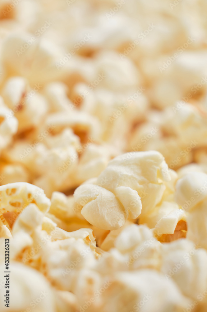 popcorn close up macro shot, selective focus popcorn close up macro shot, selective focus