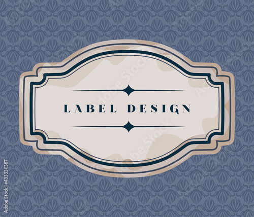 label design illustration