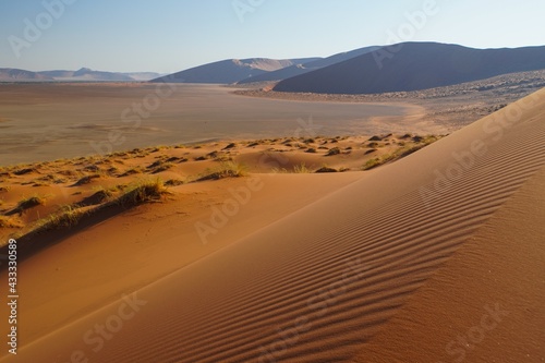 Fototapeta Naklejka Na Ścianę i Meble -  Sand Dunes in Namib-Naukluft National Park, Namibia