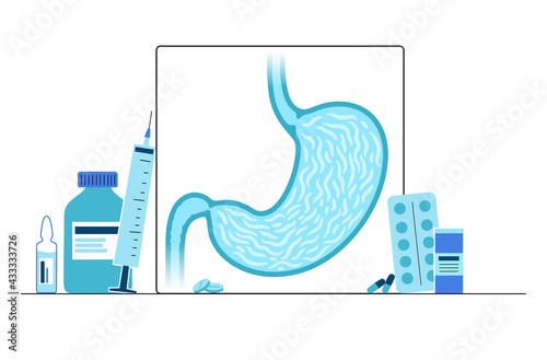 Stomach logo concept
