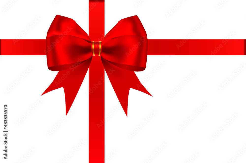 Red Gift Ribbon Vector. Gift bows with ribbons. Vector illustration. Decorative red bow ribbon. Decoration, packaging, invitation elements, Christmas, Valentine, birthday, holiday gift wrapping Red Gift Ribbon Vector. Gift bows with ribbons. Vector illustration. Decorative red bow ribbon. Decoration, packaging, invitation elements, Christmas, Valentine, birthday, holiday gift wrapping