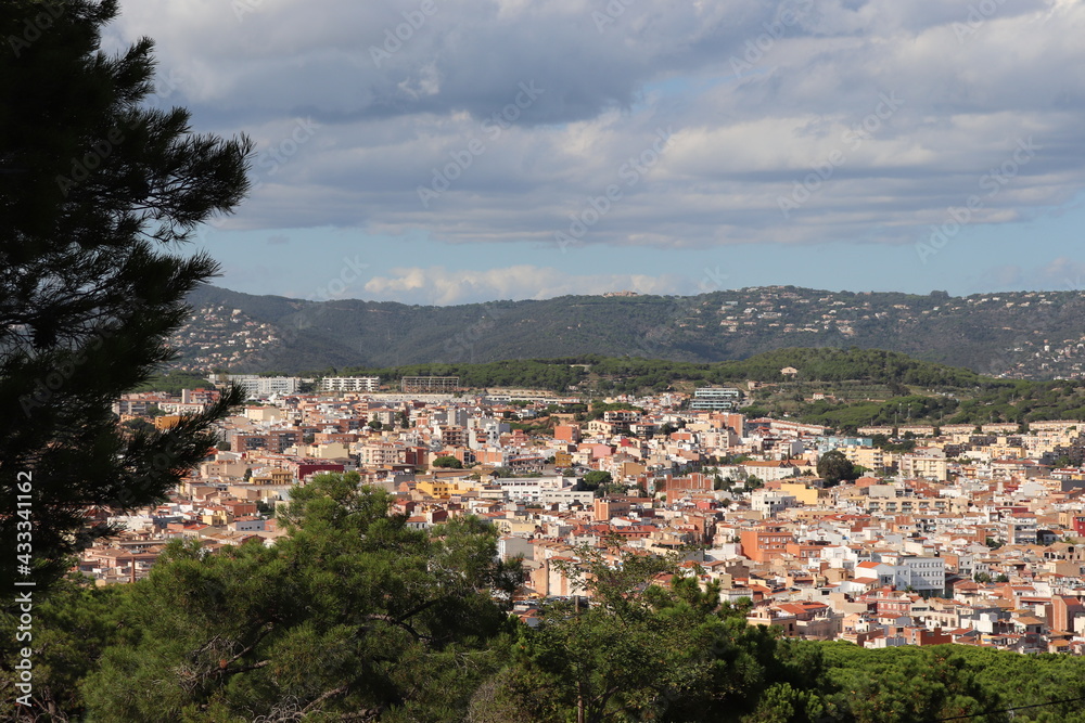 Espagne - Costa brava - Panorama sur Sant Féliu de Guixols