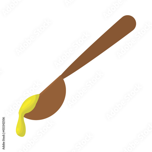spoon with oil