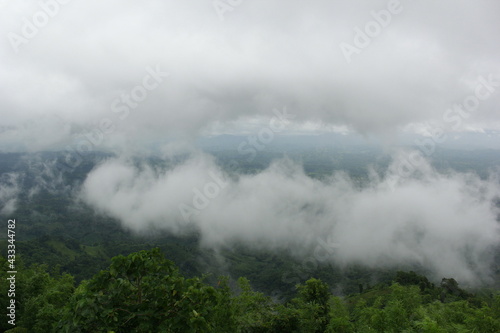 fog in the mountains