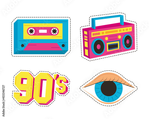 four nineties patches