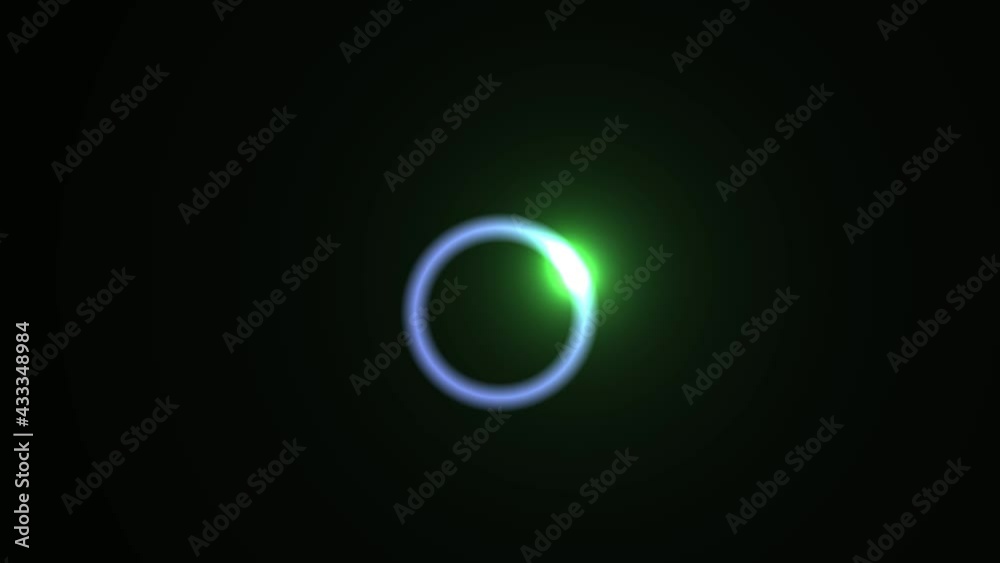 Two Signals Speeding Around Ring in Opposite Directions Pair Twins