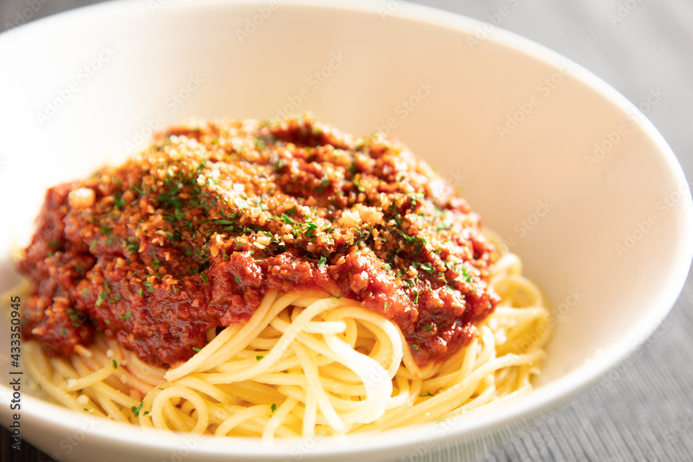 ミートソースパスタ ミートソースパスタ