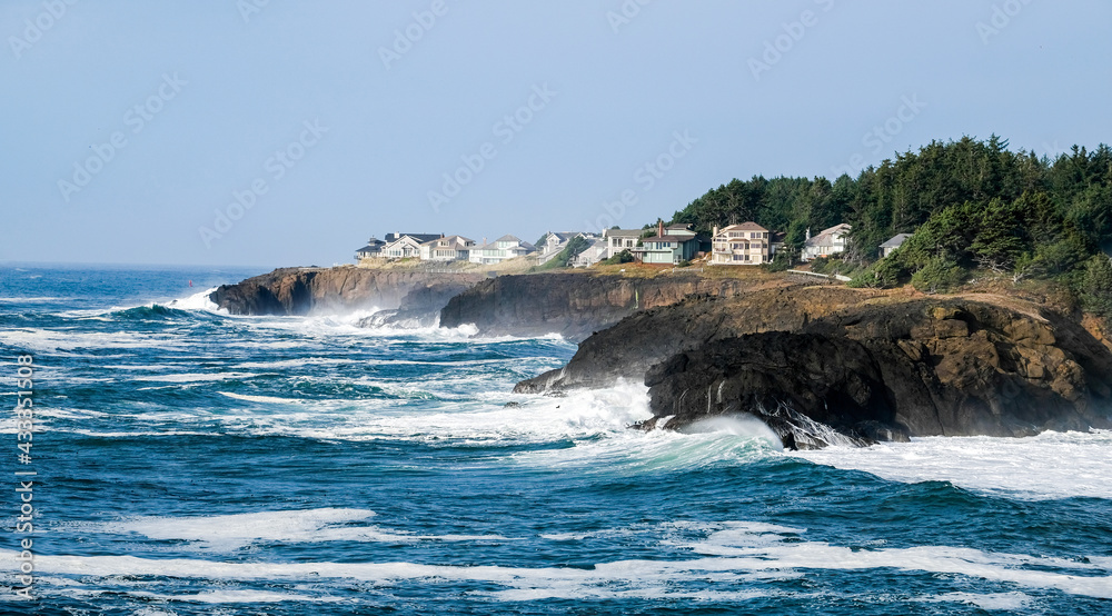 Pacific Ocean and the Oregon Coast, USA Pacific Ocean and the Oregon Coast, USA