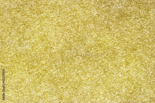 和紙テクスチャー背景(薄茶色) 黄金色の極薄和紙