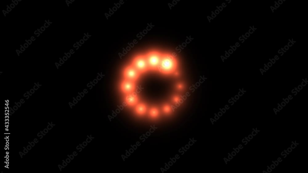 Tunring Points of Light Loading Loader Spinner Red Tunring Points of Light Loading Loader Spinner Red