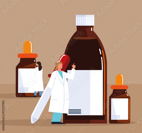 pharmacist and medicaments