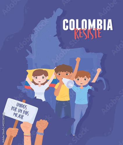 colombia resists manifestation