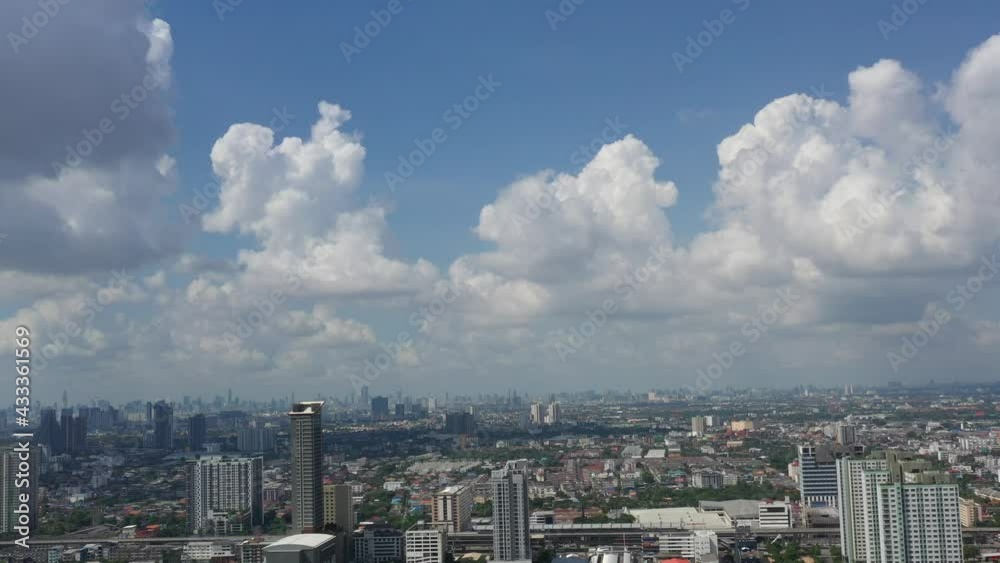 Aerial city view from flying drone at Nonthaburi, Thailand, top view of the city
Aerial city view from flying drone at Nonthaburi, Thailand, top view of the city
