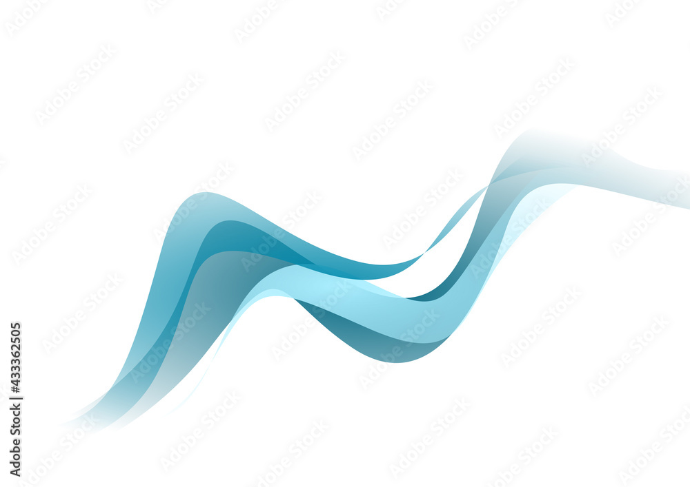 abstract background with waves and copy space