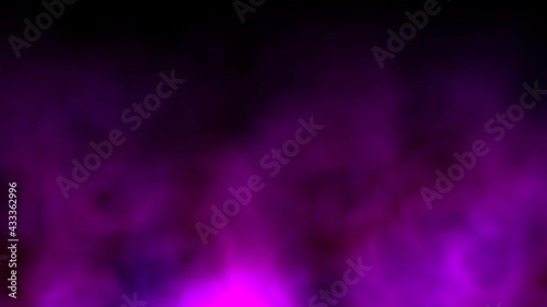 Burning Purple Evil Seductress Smoke Fog Blowing photo