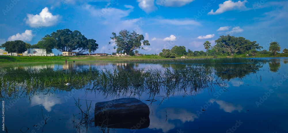 Reflection Of Trees In The Lake Indian Village Beauty Nature Nice Environment Stock Photo Adobe Stock