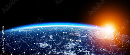 Global connection The best in the world of wireless connections Best Global Business Internet Ideas from Artificial Intelligence Concept Set. Elements of this image furnished by NASA..